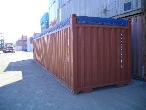 front 40 ft open top container